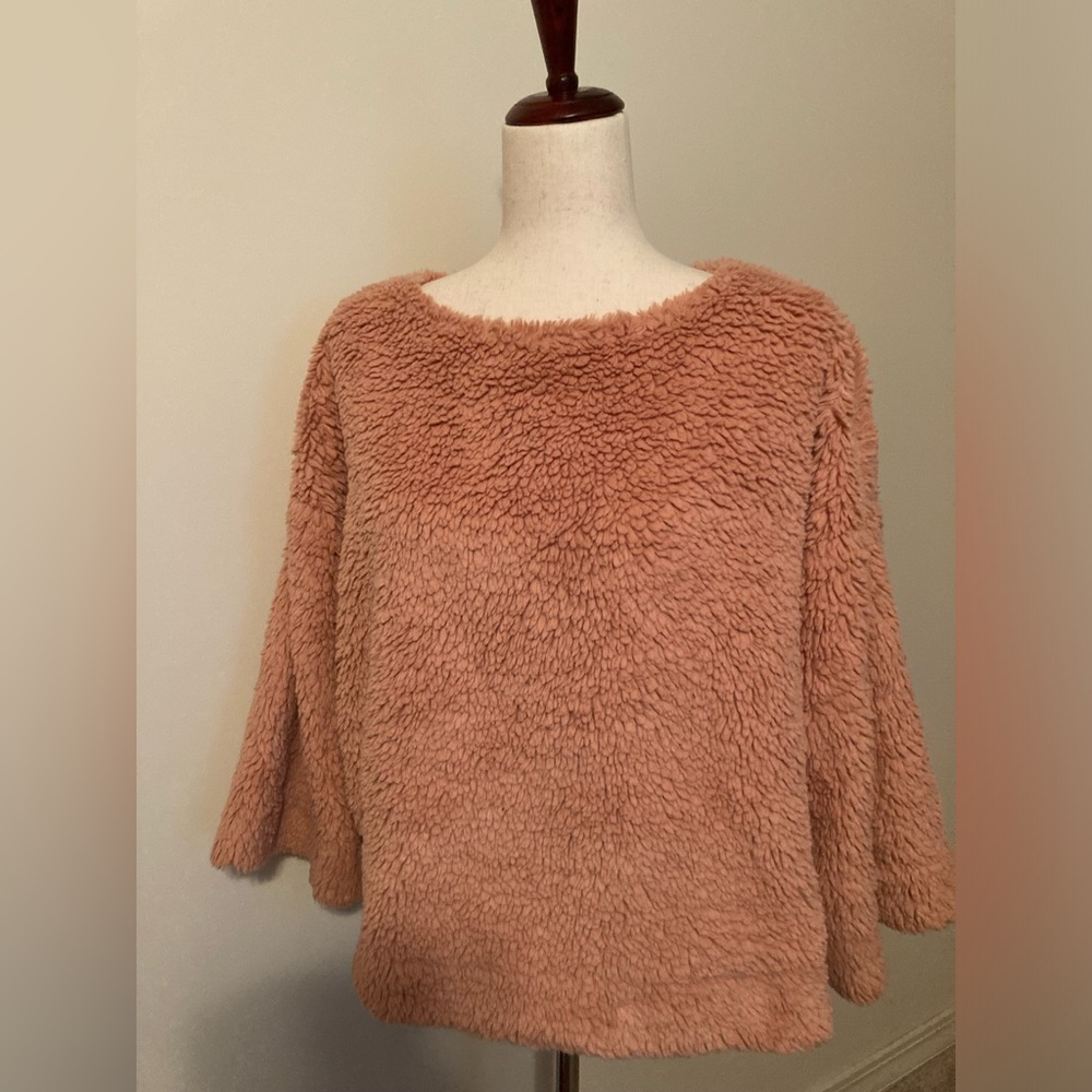 Madewell Furry Crop Top. Size L